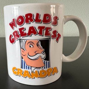 WORLDS GREATEST GRANDPA Ceramic Mug ~ Novelty Gift  ~ Birthday ~ Fathers Day